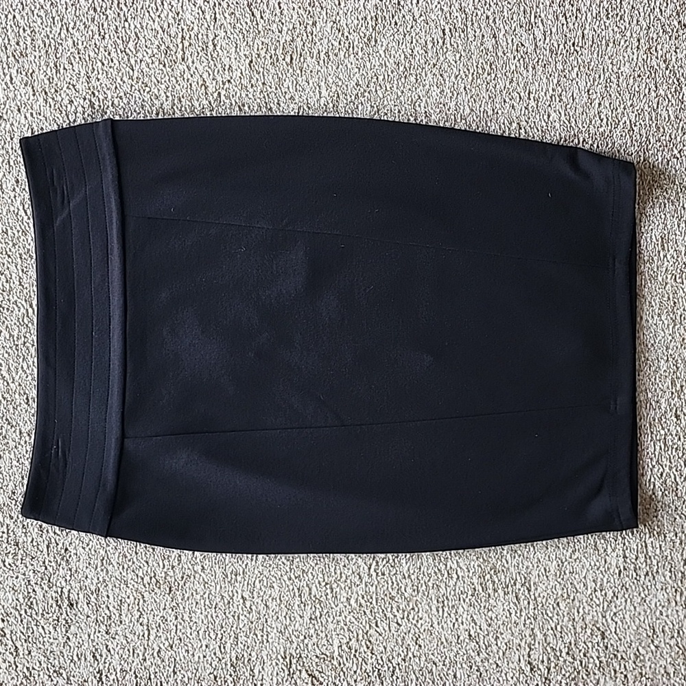 Kardashian Kollection Women's L Black Pencil Skirt